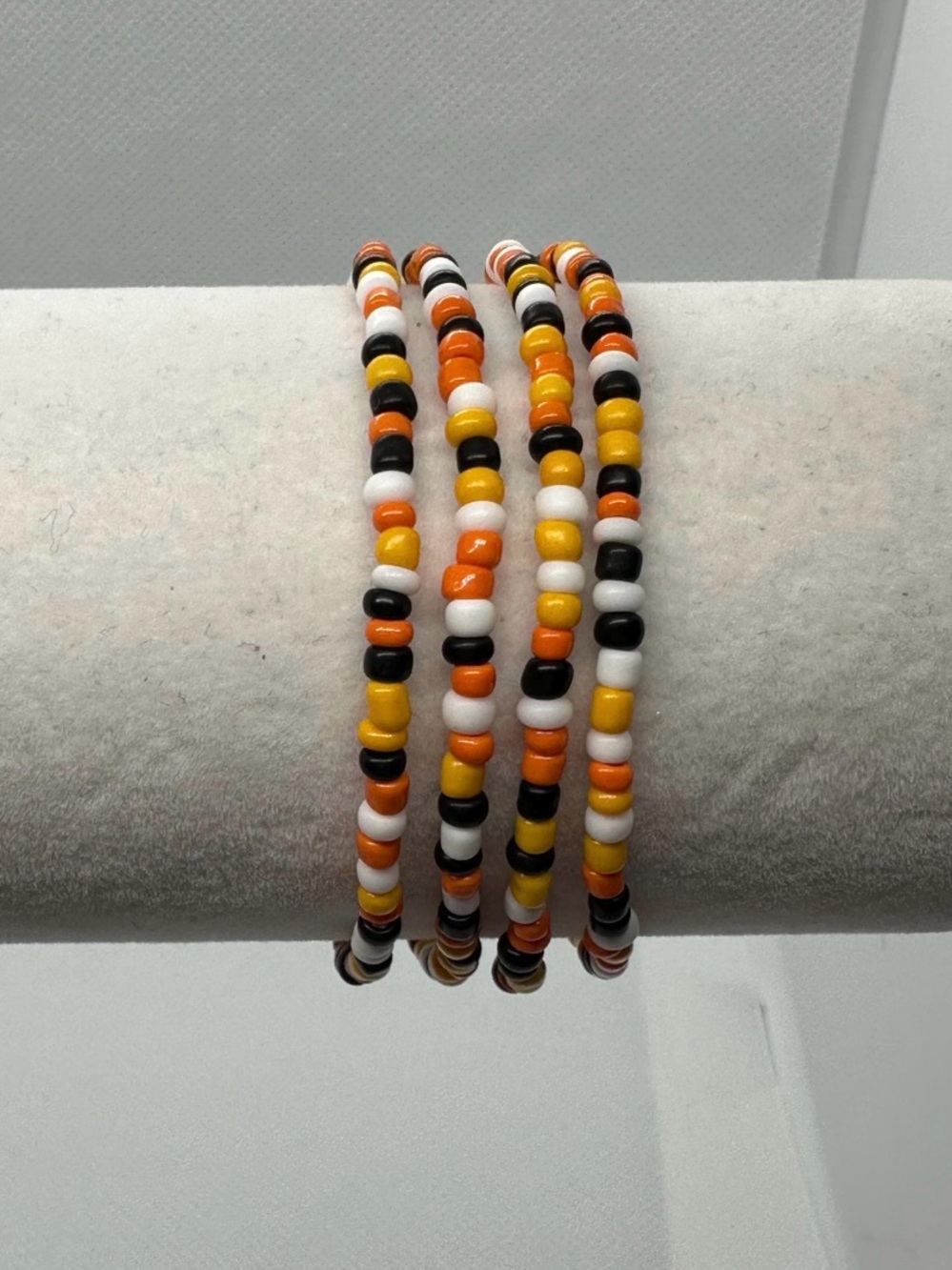 Handcrafted beaded stretch bracelets